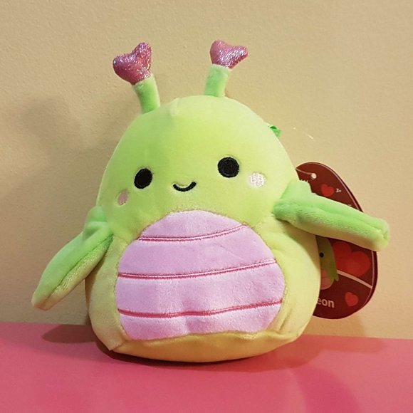 Squishmallows Other - NWT HADEON 5” Green Grasshopper Squishmallow *Valentines 2023*